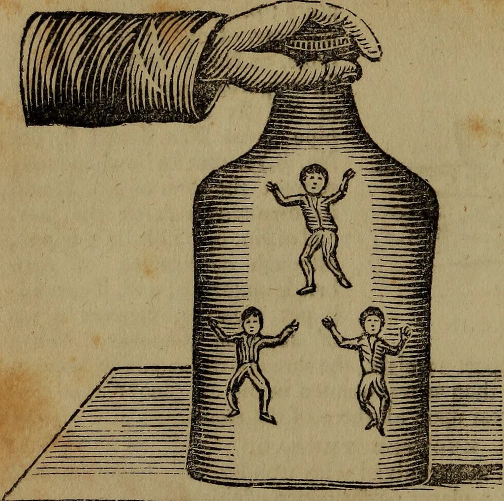 An illustration from The boy's own book;, 1834, leaf 163