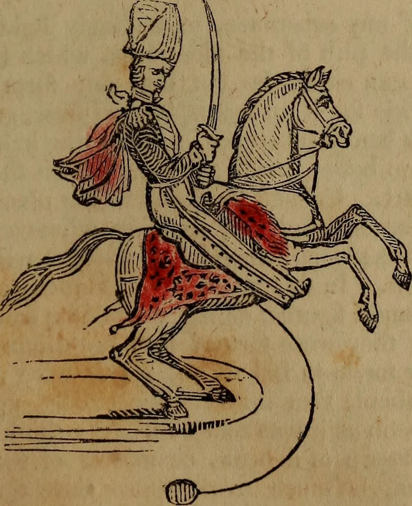 An illustration from The boy's own book;, 1834, leaf 164