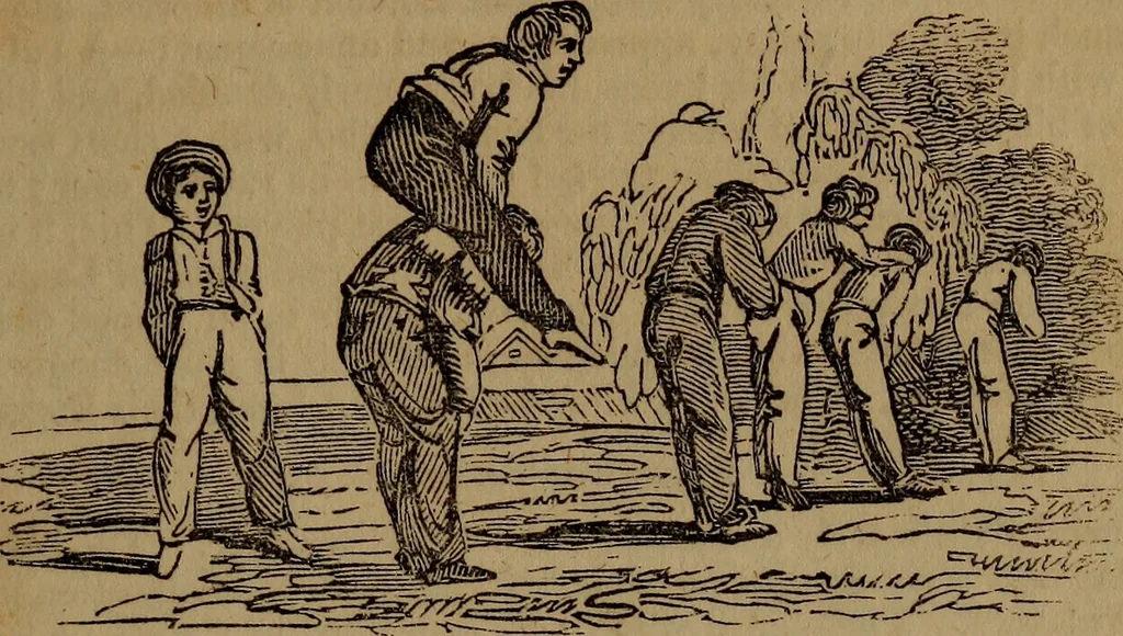 An illustration from The boy's own book;, 1834, leaf 24