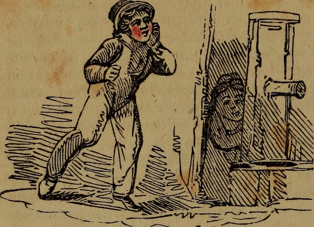 An illustration from The boy's own book;, 1834, leaf 37