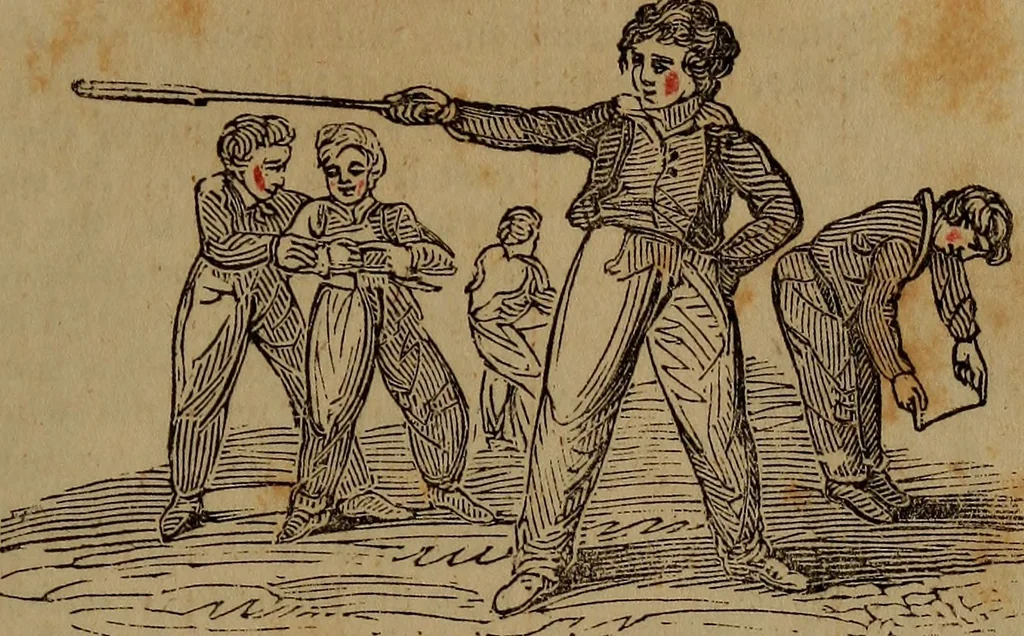 An illustration from The boy's own book;, 1834, leaf 68