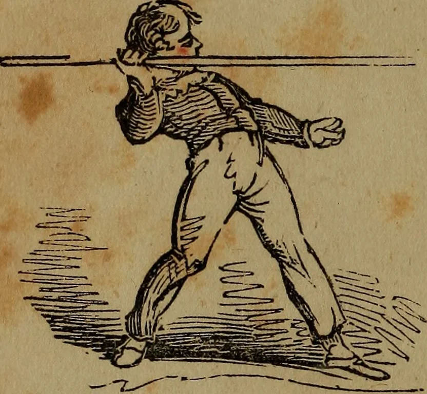 An illustration from The boy's own book;, 1834, leaf 69