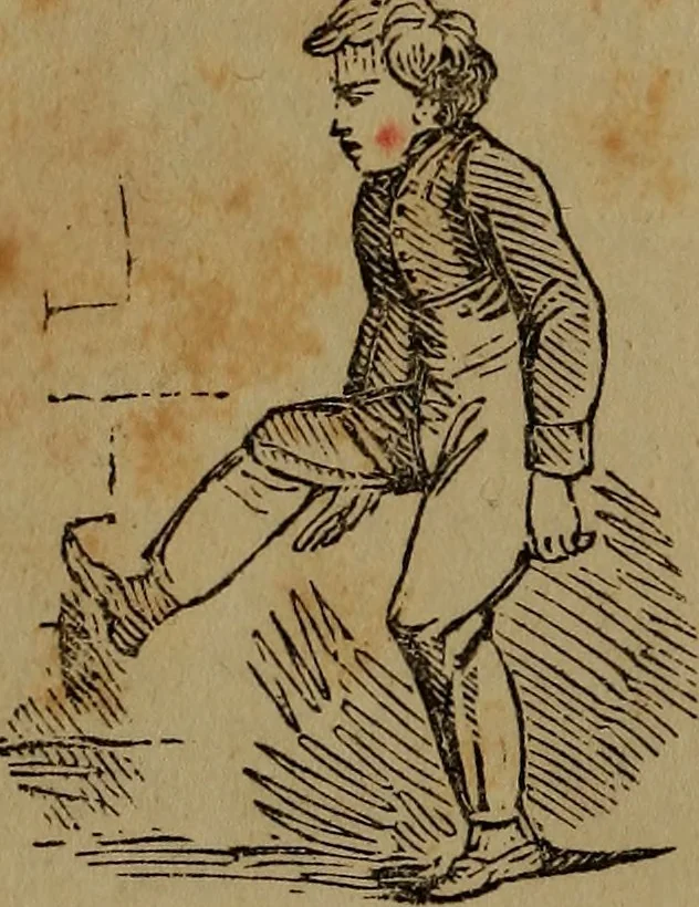 An illustration from The boy's own book;, 1834, leaf 71