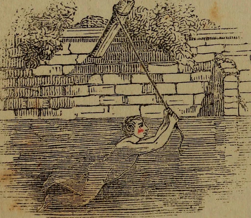 An illustration from The boy's own book;, 1834, leaf 89