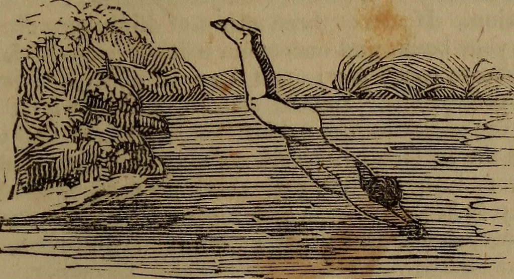 An illustration from The boy's own book;, 1834, leaf 94