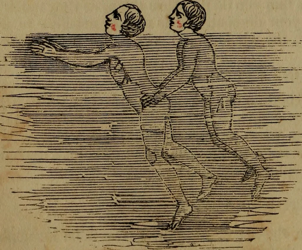 An illustration from The boy's own book;, 1834, leaf 95