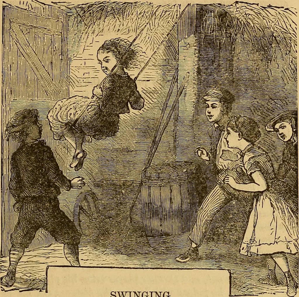 An illustration from Boys' own book : a complete encyclopedia of athletic, scientific, outdoor, and indoor sports, 1881, leaf 100