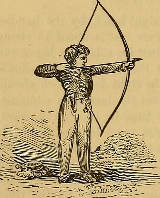 An illustration from Boys' own book : a complete encyclopedia of athletic, scientific, outdoor, and indoor sports, 1881, leaf 117