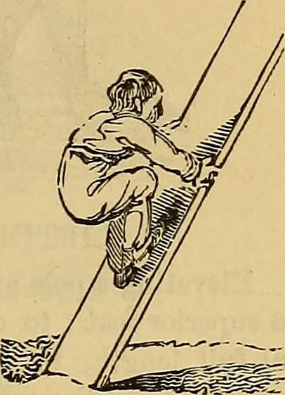 An illustration from Boys' own book : a complete encyclopedia of athletic, scientific, outdoor, and indoor sports, 1881, leaf 126