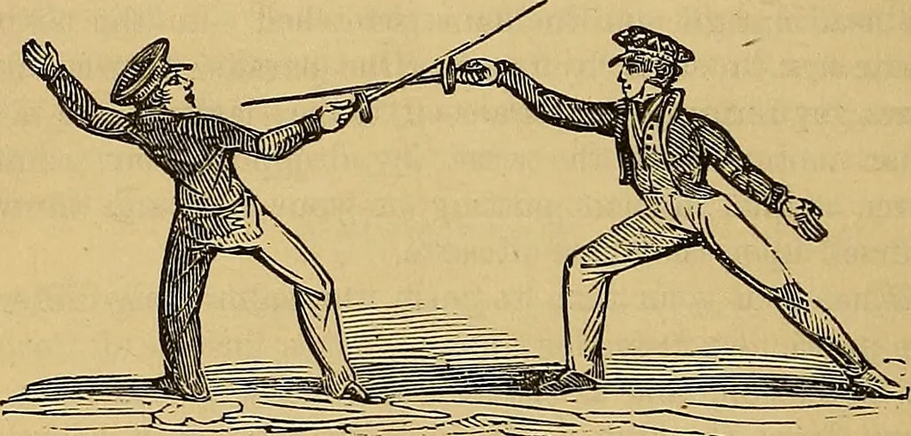 An illustration from Boys' own book : a complete encyclopedia of athletic, scientific, outdoor, and indoor sports, 1881, leaf 147