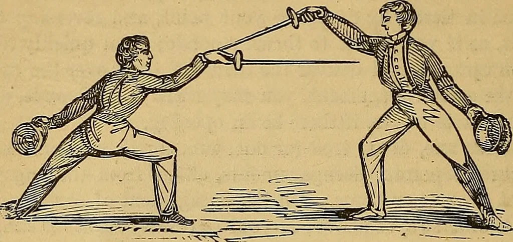 An illustration from Boys' own book : a complete encyclopedia of athletic, scientific, outdoor, and indoor sports, 1881, leaf 149