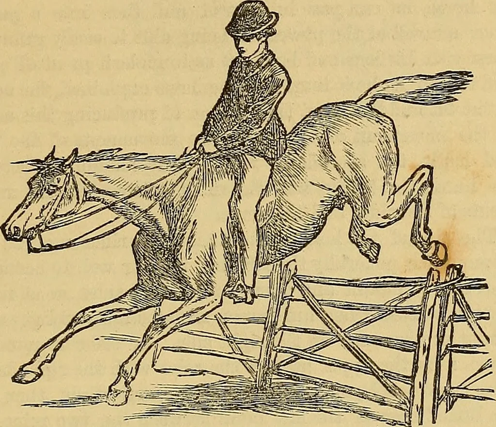 An illustration from Boys' own book : a complete encyclopedia of athletic, scientific, outdoor, and indoor sports, 1881, leaf 204