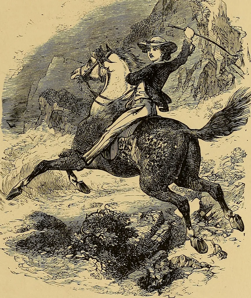 An illustration from Boys' own book : a complete encyclopedia of athletic, scientific, outdoor, and indoor sports, 1881, leaf 208