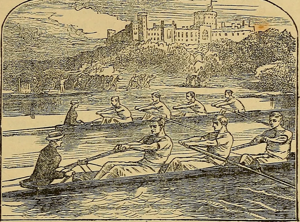 An illustration from Boys' own book : a complete encyclopedia of athletic, scientific, outdoor, and indoor sports, 1881, leaf 212