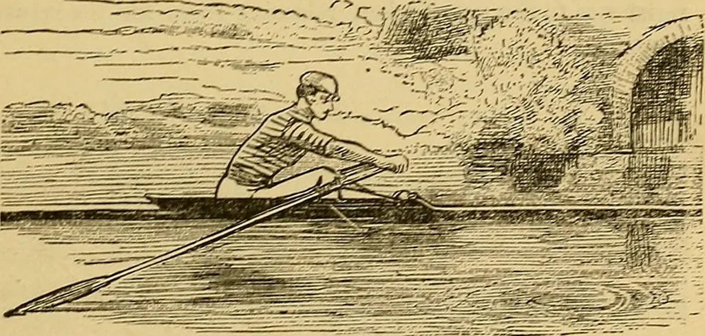 An illustration from Boys' own book : a complete encyclopedia of athletic, scientific, outdoor, and indoor sports, 1881, leaf 218