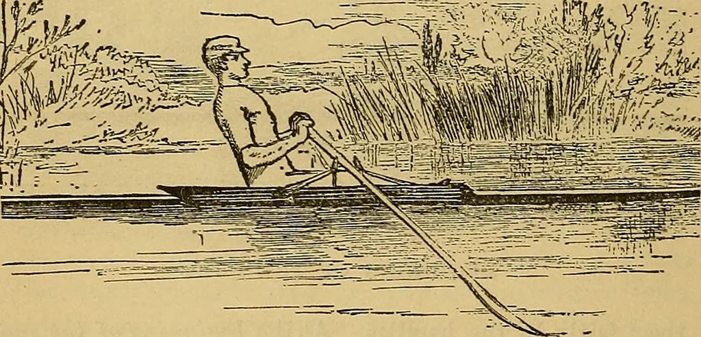 An illustration from Boys' own book : a complete encyclopedia of athletic, scientific, outdoor, and indoor sports, 1881, leaf 219