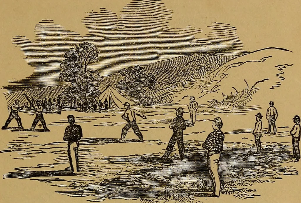 An illustration from Boys' own book : a complete encyclopedia of athletic, scientific, outdoor, and indoor sports, 1881, leaf 22