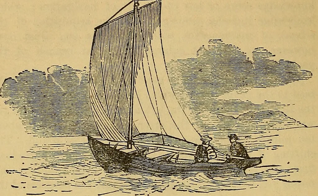 An illustration from Boys' own book : a complete encyclopedia of athletic, scientific, outdoor, and indoor sports, 1881, leaf 235