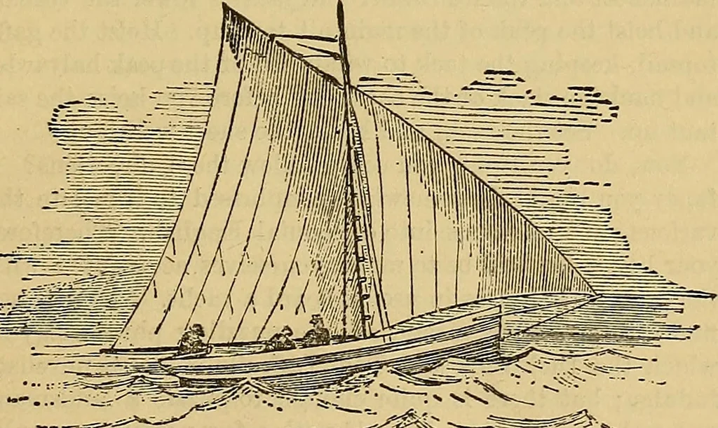 An illustration from Boys' own book : a complete encyclopedia of athletic, scientific, outdoor, and indoor sports, 1881, leaf 236