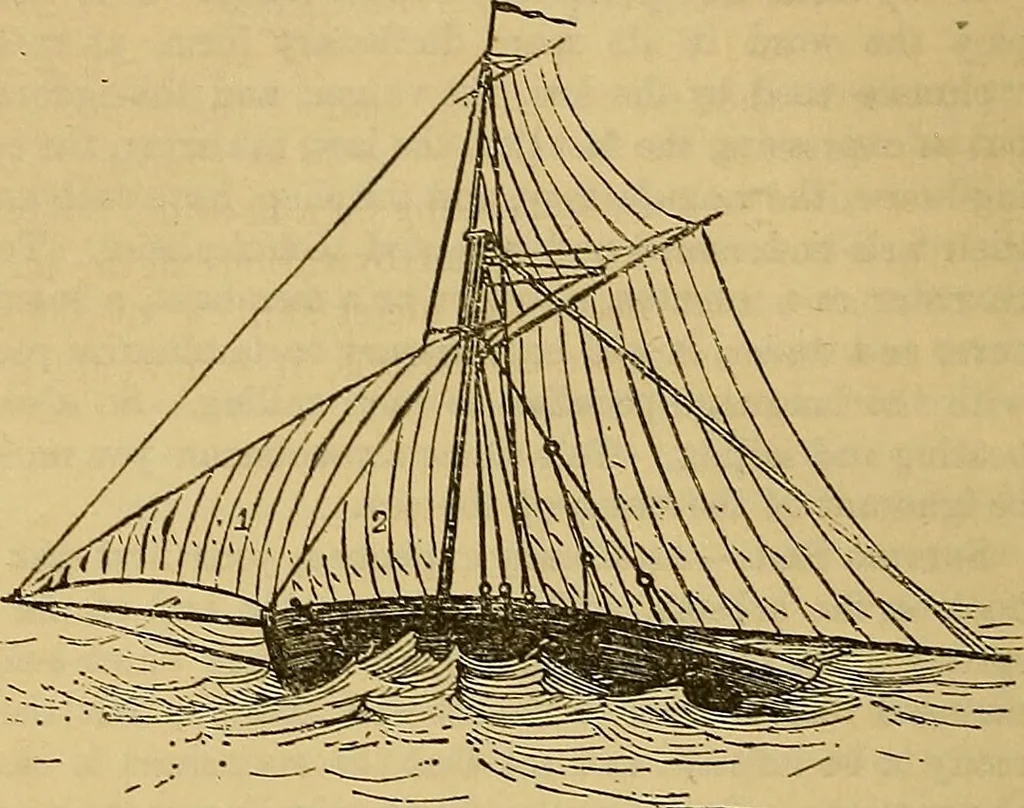 An illustration from Boys' own book : a complete encyclopedia of athletic, scientific, outdoor, and indoor sports, 1881, leaf 239