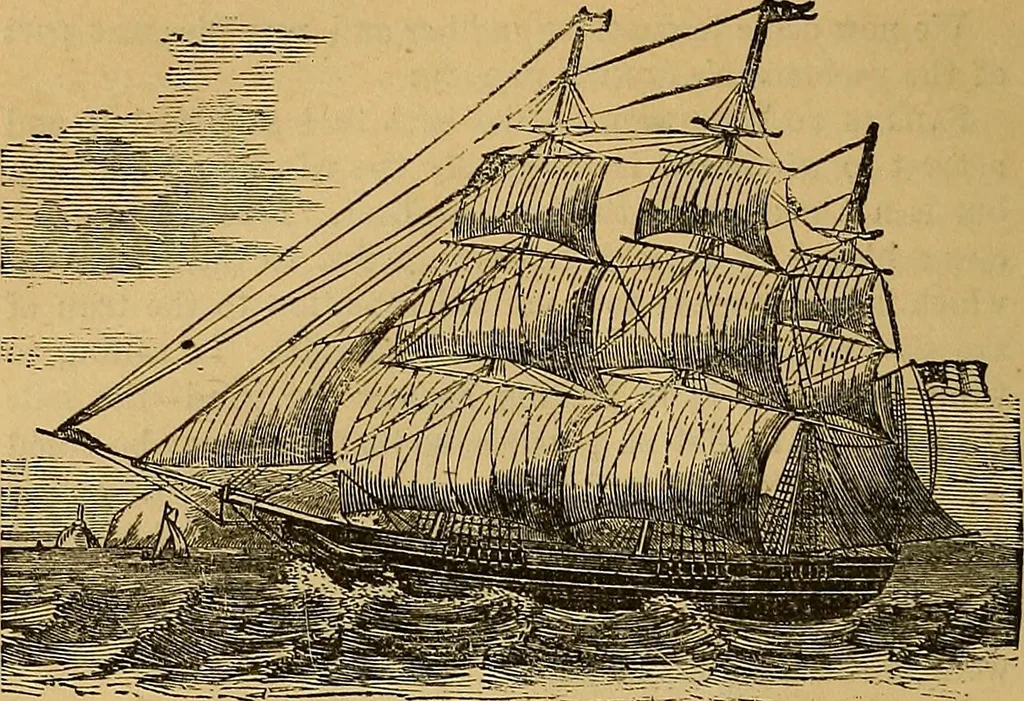 An illustration from Boys' own book : a complete encyclopedia of athletic, scientific, outdoor, and indoor sports, 1881, leaf 241