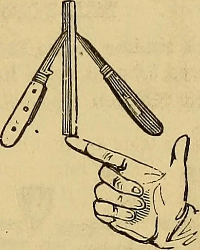 An illustration from Boys' own book : a complete encyclopedia of athletic, scientific, outdoor, and indoor sports, 1881, leaf 276