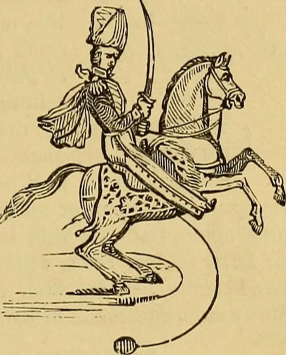 An illustration from Boys' own book : a complete encyclopedia of athletic, scientific, outdoor, and indoor sports, 1881, leaf 278
