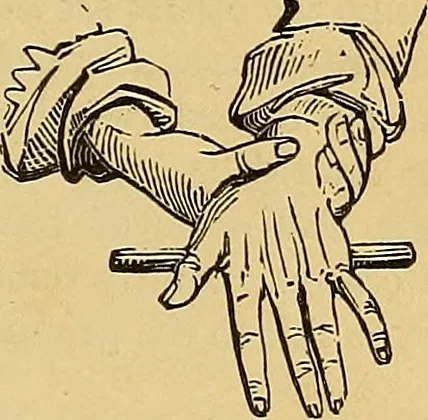 An illustration from Boys' own book : a complete encyclopedia of athletic, scientific, outdoor, and indoor sports, 1881, leaf 284