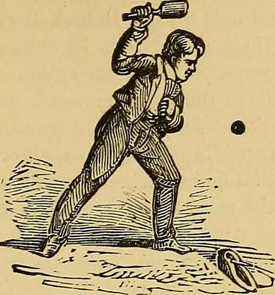 An illustration from Boys' own book : a complete encyclopedia of athletic, scientific, outdoor, and indoor sports, 1881, leaf 288