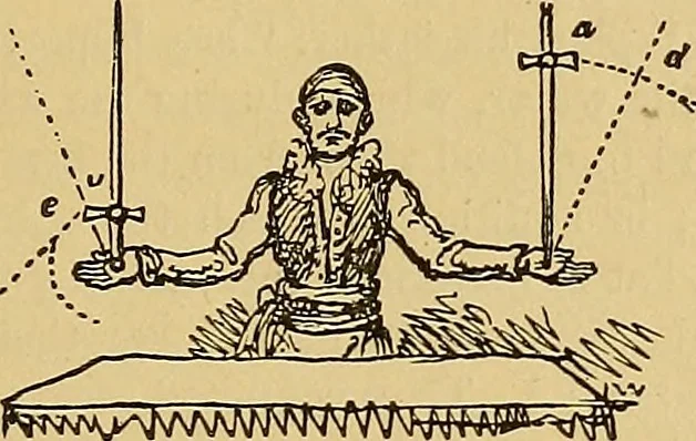 An illustration from Boys' own book : a complete encyclopedia of athletic, scientific, outdoor, and indoor sports, 1881, leaf 326