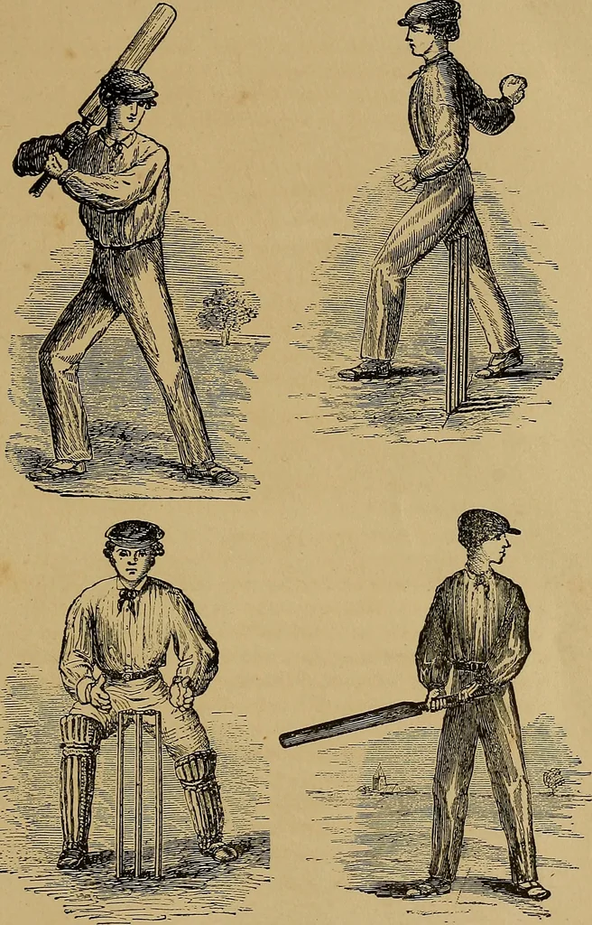 An illustration from Boys' own book : a complete encyclopedia of athletic, scientific, outdoor, and indoor sports, 1881, leaf 42