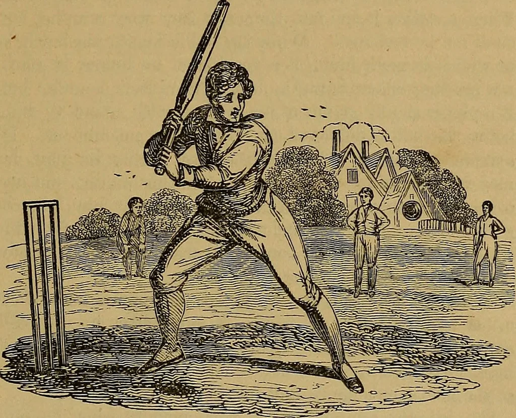 An illustration from Boys' own book : a complete encyclopedia of athletic, scientific, outdoor, and indoor sports, 1881, leaf 46