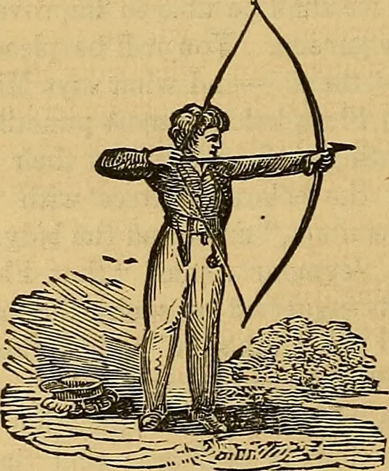 An illustration from Boys' own book : a complete encyclopedia of athletic, scientific, outdoor, and indoor sports, 1881, leaf 507