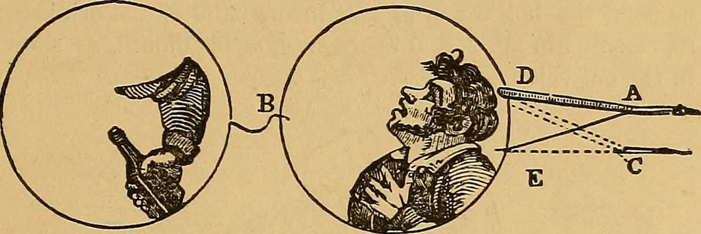 An illustration from Boys' own book : a complete encyclopedia of athletic, scientific, outdoor, and indoor sports, 1881, leaf 522