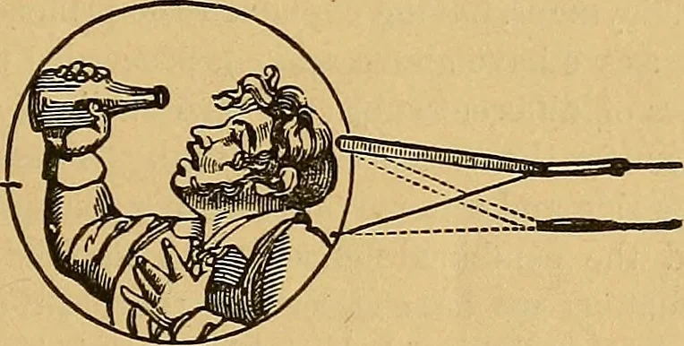An illustration from Boys' own book : a complete encyclopedia of athletic, scientific, outdoor, and indoor sports, 1881, leaf 522