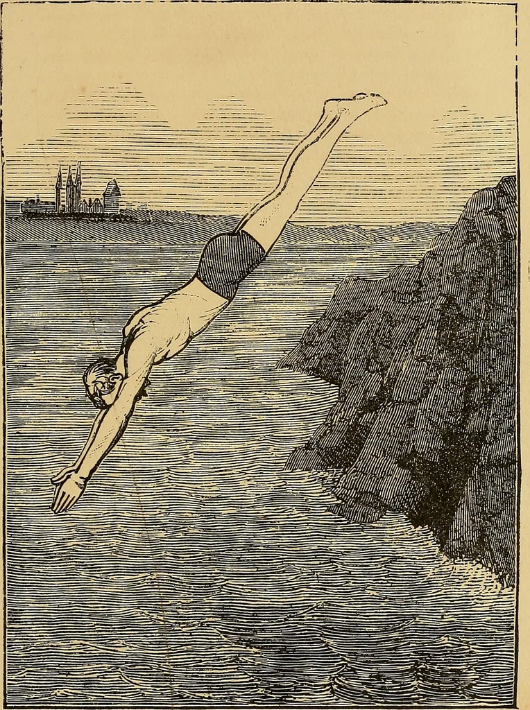 An illustration from Boys' own book : a complete encyclopedia of athletic, scientific, outdoor, and indoor sports, 1881, leaf 74