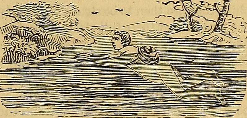 An illustration from Boys' own book : a complete encyclopedia of athletic, scientific, outdoor, and indoor sports, 1881, leaf 78