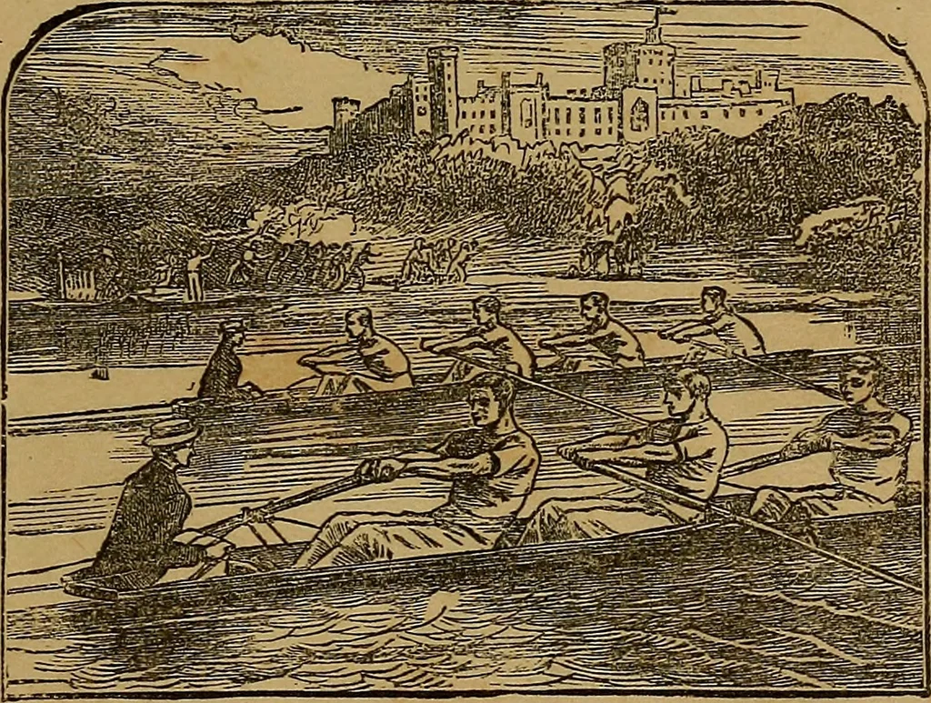 An illustration from Boys' own book : a complete encyclopedia of athletic, scientific, outdoor, and indoor sports, 1881, leaf 8
