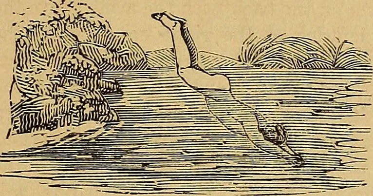 An illustration from Boys' own book : a complete encyclopedia of athletic, scientific, outdoor, and indoor sports, 1881, leaf 90
