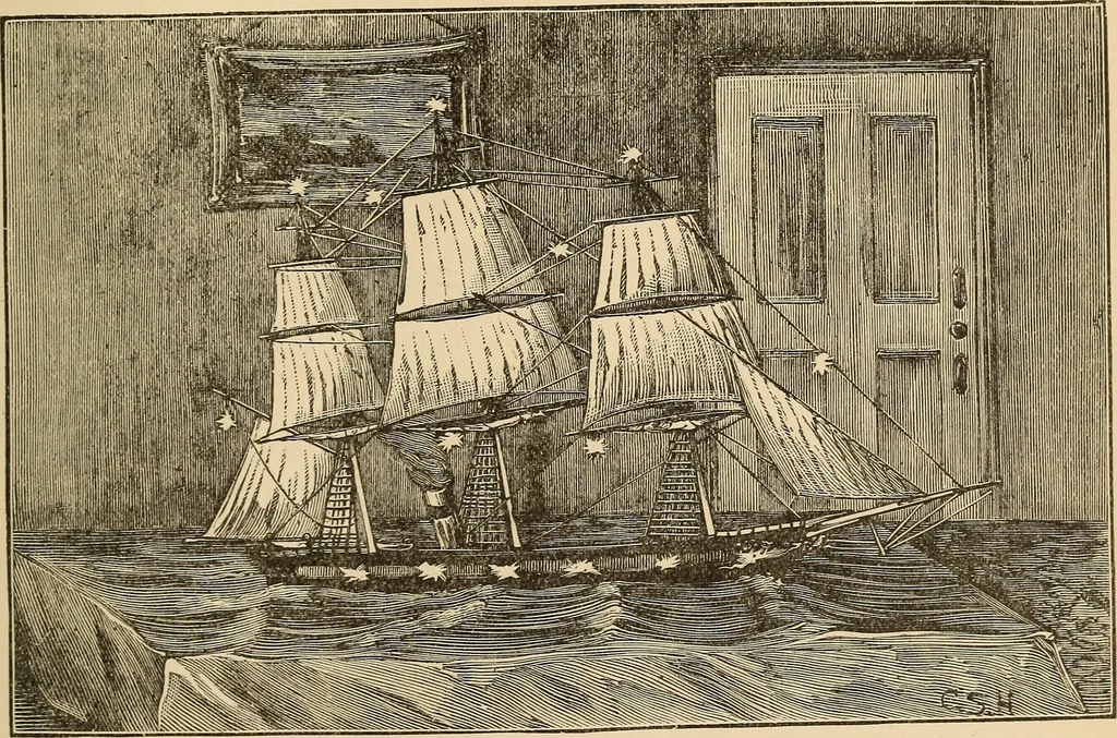An illustration from The boy's own book of indoor games and recreations : a popular encyclopædia for boys, 1890, leaf 116