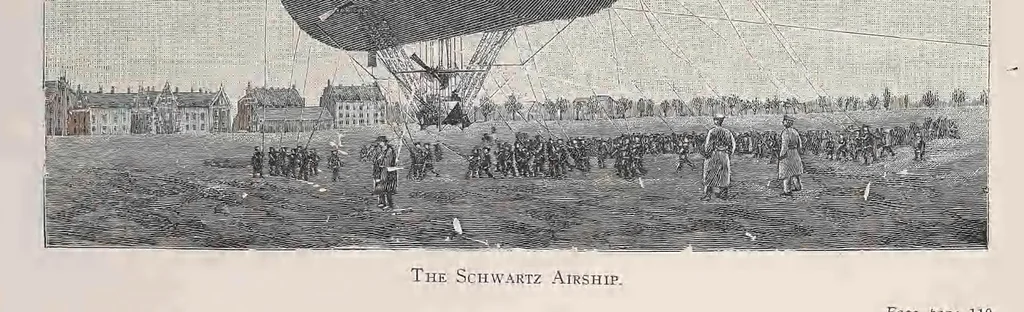 An illustration from The boys' book of airships, 1909, leaf 171