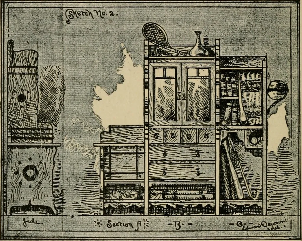 An illustration from A boy's workshop, 1884, leaf 105