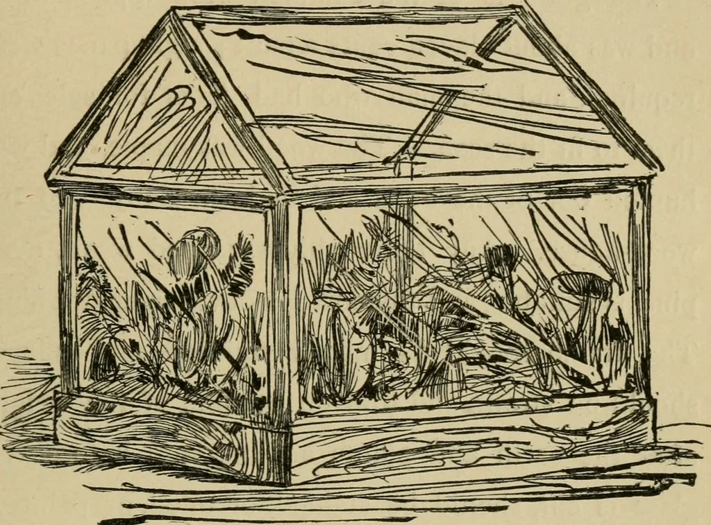 An illustration from A boy's workshop, 1884, leaf 136