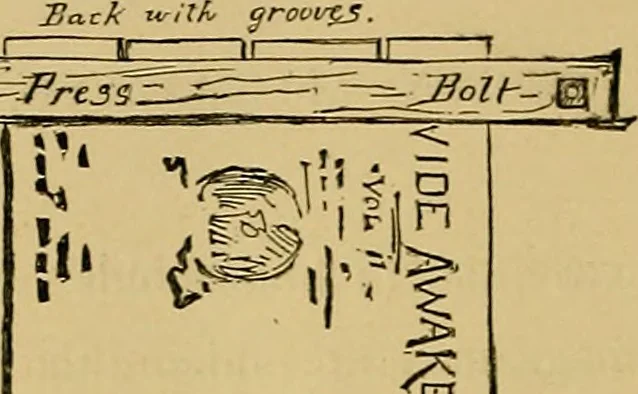 An illustration from A boy's workshop, 1884, leaf 169