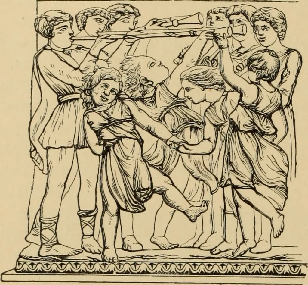 An illustration from The boy travellers in southern Europe : adventures of two youths in a journey through Italy, southern France, and Spain, with visits to Gibraltar and the islands of Sicily and Malta, 1893, leaf 203