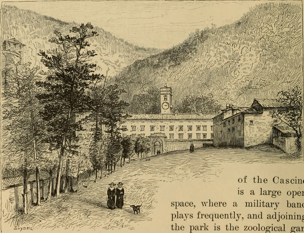 An illustration from The boy travellers in southern Europe : adventures of two youths in a journey through Italy, southern France, and Spain, with visits to Gibraltar and the islands of Sicily and Malta, 1893, leaf 241