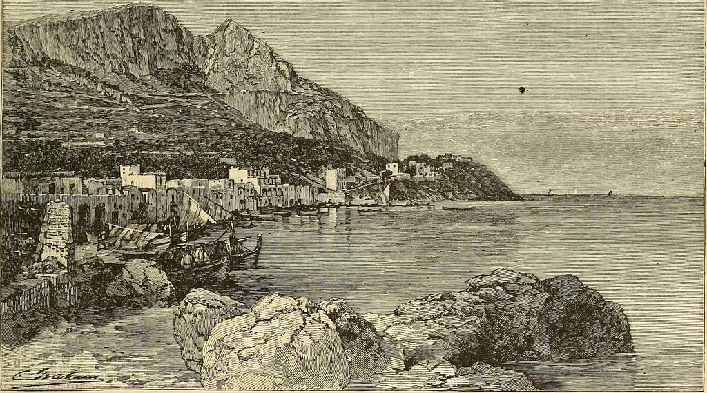 An illustration from The boy travellers in southern Europe : adventures of two youths in a journey through Italy, southern France, and Spain, with visits to Gibraltar and the islands of Sicily and Malta, 1893, leaf 396