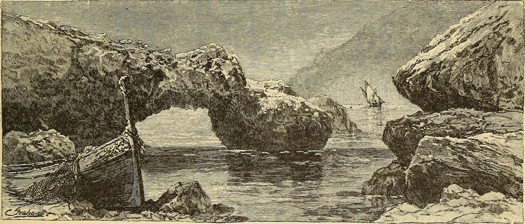 An illustration from The boy travellers in southern Europe : adventures of two youths in a journey through Italy, southern France, and Spain, with visits to Gibraltar and the islands of Sicily and Malta, 1893, leaf 404