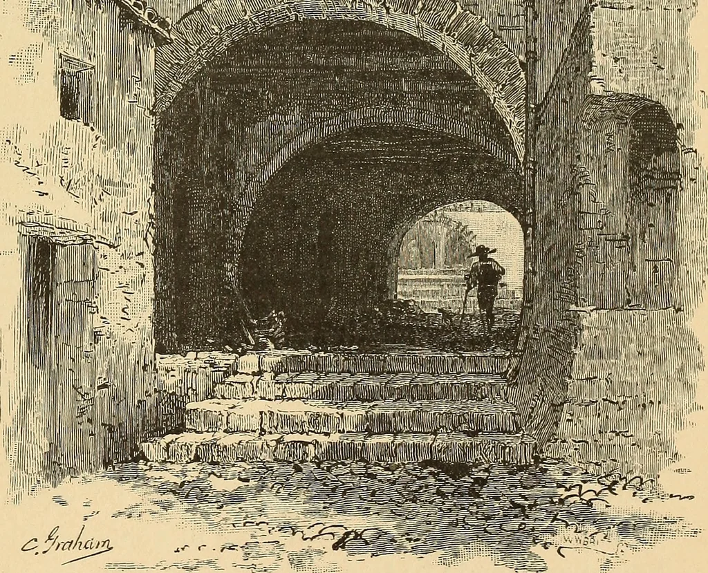 An illustration from The boy travellers in southern Europe : adventures of two youths in a journey through Italy, southern France, and Spain, with visits to Gibraltar and the islands of Sicily and Malta, 1893, leaf 464
