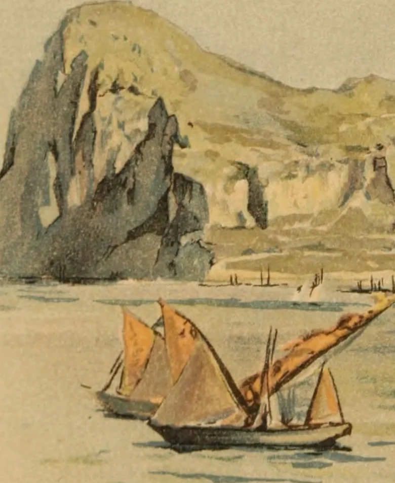 An illustration from The boy travellers in southern Europe : adventures of two youths in a journey through Italy, southern France, and Spain, with visits to Gibraltar and the islands of Sicily and Malta, 1893, leaf 5